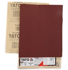 YATO 50 x Sheets Sand Paper Grit 180 , S