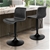 Bar Stools 2x Remy Kitchen Gas Lift Swivel Chair Vintage Grey ALFORDSON
