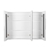 Cefito Bathroom Mirror Cabinet Vanity White Shaving Storage 1200x720mm