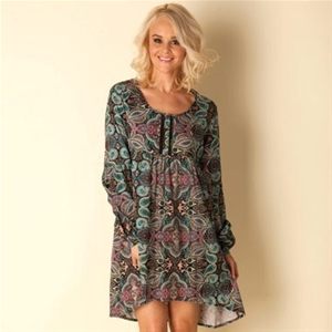 Frock and Frill Paisley Dress
