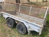 2002 10x6 Dual Axle Caged Trailer