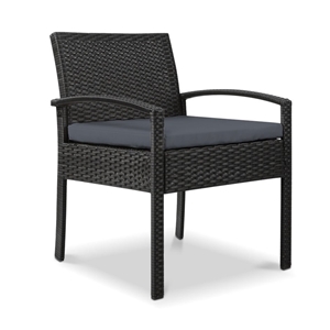 Gardeon Outdoor Rattan Chair - Black
