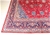 Very Finely Woven Red With Navy Border Tone Fine Wool Size(cm): 405 X 275