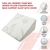 Cool Gel Memory Foam Bed Wedge Pillow Cushion with Cover