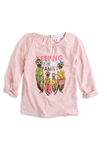 Pumpkin Patch Girl's Keep In Family Top