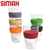 Simax Heat Resistant Stackable Glasses with Silicone Grip - Set of 6 /330ml