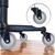 5x Office Chair Caster Wheels Set Heavy Duty w/Universal Fit