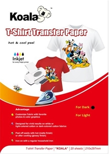 200gm A4 T-Shirt Transfer Paper - Dark C