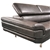 5 Seater Lounge Set Grey Colour Leatherette Corner Sofa Couch with Chaise