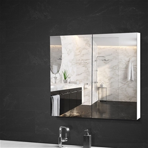 Cefito Bathroom Vanity Mirror with Stora