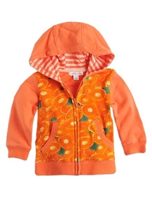 Pumpkin Patch Girl's Mandarin Print Hood