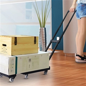Foldable Hand Flatbed Trolley Cart 6x 36