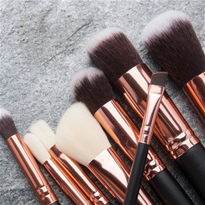Soft15Pcs Pro Face Powder Makeup Brushes