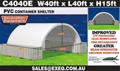 Unused Container Shelters - Perth