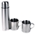 Stainless Steel 3pc Vacuum Flask & Mug Set In Nylon Zip Carry Case. Buyers