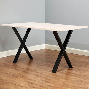 X Shaped Table Bench Desk Legs Retro Ind