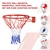 Pro Size Wall Mounted Basketball Hoop Ring Net Rim Dunk Shooting Outdoor