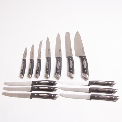 barrière Mangel Broers en zussen Buy Scanpan Classic Fully Forged 14Pce Knife Block set | Grays Australia
