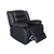 Single Seater Recliner Sofa Chair In Faux Leather Lounge Armchair in Black
