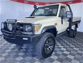 2012 Toyota Landcruiser Workmate VDJ79R T/D Man Cab Chassis