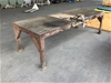Fabricated Steel Work Bench