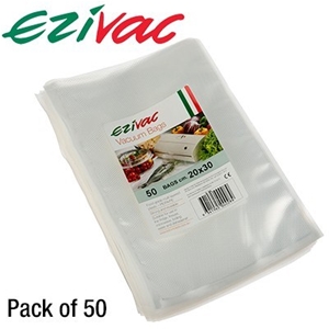 50x Reusable Vacuum Bags for Ezivac: 20x