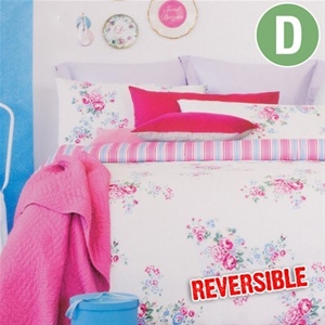 Ardor Home Rose Reversible Quilt Cover S