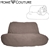 Home Couture The SOFA Faux Suede Lounge Bag: Camel