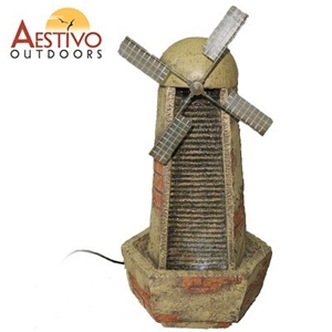 Aestivo Outdoors Windmill Water Fountain