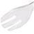 Home Couture Acrylic Salad Servers - Clear