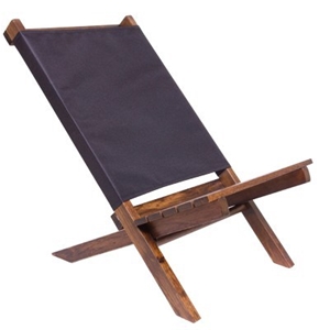 Wooden Black Low Rise Beach Chair