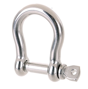 5 x Stainless Steel Standard Bow Shackle