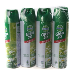 5 x GLEN 20 Disinfectant Sprays, Country