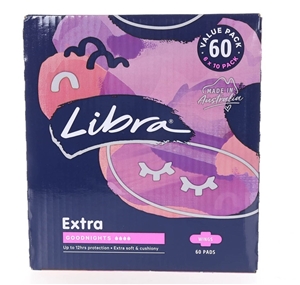 LIBRA 60pk Extra Goodnights w/ Wings, Up