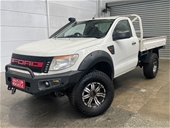 2012 Ford Ranger XL 3.2 (4x4) PX Turbo Diesel AT Cab Chassis