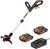 WORX 20V Cordless 2-in-1 Trimmer/ Edger c/w 2 X 2Ah Batteries & Charger. Mo