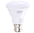 6 x LED Ecobulb 8W, 670 Lumens Bayonet Dimmable Reflector Globes, Warm Whit