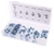 100pc Grease Nipple Assortment Zinc Plated, Contents: 50pc x 6mm Straight;