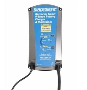 KINCROME 12V 9-Stage Battery Charger & M