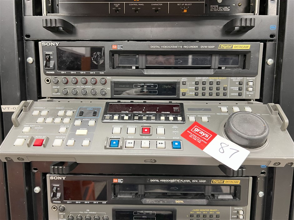 Sony Digital Betacam DVW-A500P Digital Videocassette Player DEFEKT ERROR-96 Sony Digital Betacam DVW-A500P Digital Videocassette Player DEFEKT ERROR-96