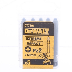 5 Packs of 5 x DeWALT Impact Bits, P22x5
