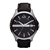 ARMANI EXCHANGE Men's 46mm Analog Quartz Watch, Black Dial and Leather Stra
