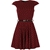 ClubL Women's Heart Skater Dress With Cap Sleeve
