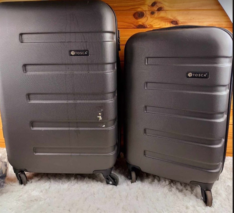 TOSCA Suitcase 2-piece Set, Large and Small NB: Used, has visible marks ...