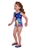 Pumpkin Patch Girl's Under the Sea Frilled Swimsuit