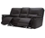 GILMAN CREEK Leather Power Reclining Sofa with Power Headrests, 3 Seater, D