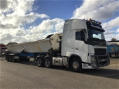 2014 Volvo FH Prime Mover with 2003 Maxitrans Side Trailer