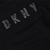 DKNY Women's Sequin Logo Tee Dress, Size 2XL, 95% Cotton, Black/Silver. Bu