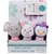 LITTLE MIRACLES 4pc Set Cuddle N' Play Pals, Incl: 1x Blanket & 3x Rattles,