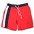 TOMMY HILFIGER Men's LIC Beach Trunks, Size S, Apple Red (XWK), 46182. Buy